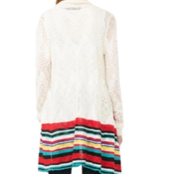 Desigual Margarita Crochet Long Cardigan - Picture 2 of 16